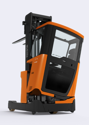 Chariots à mât rétractable Toyota BT Reflex avec cabine pour entrepôts frigorifiques 