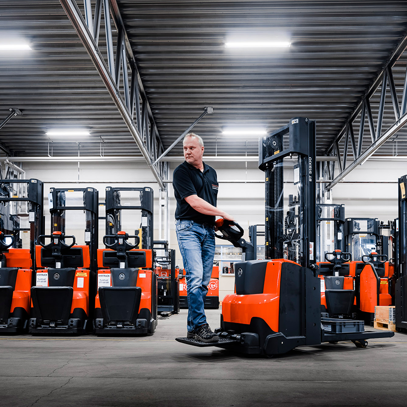 Essayer les chariots élévateurs Toyota