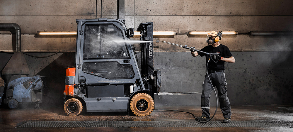 Nettoyer le chariot Toyota